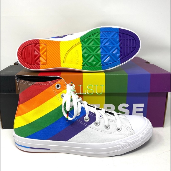 Converse Ctas High Pride White University Women’s - Picture 4 of 8